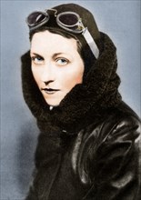 Amy Johnson, pilot, c1930s (1936). Artist: Unknown.