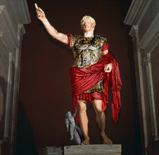 Statue of the Roman Emperor Augustus, 1st century BC. Artist: Unknown.