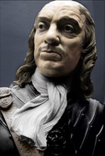 Bust of Lord Protector Oliver Cromwell, 1860. Creator: Matthew Noble.