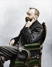 Alfred Berhard Nobel, c1880s. Artist: Unknown.