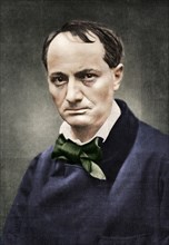 Charles Baudelaire, influential French poet, critic and translator, mid-19th century.  Artist: Unknown.