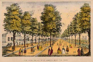'The Royal Palace of St. James's Next The Park', c1870. Artist: Unknown.