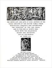'Title-Page Designed by Aubrey Beardsley for Messrs. J. M. Dent and Sons Ltd', 1909, (1914).  Artist: Aubrey Beardsley.