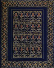 'Bookbinding in Blue Morocco with Inlay and Gold Tooling', 1914. Artist: Edward Sullivan.