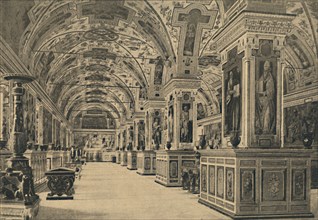 'Roma - Vatican - Reading room of the Library', 1910. Artist: Unknown.