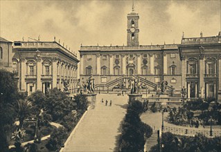 'Roma - The Capitol: in the centre Palace of the Senators now City Hall ', 1910.  Artist: Unknown.