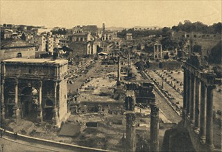 'Roma - General View of the Roman Forum', 1910.  Artist: Unknown.