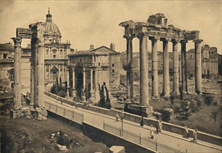 'Roma - Roman Forum', 1910. Artist: Unknown.