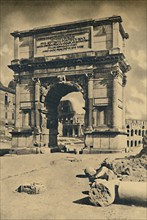 'Roma - Roman Forum - Arch of Titus', 1910.  Artist: Unknown.