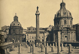 'Roma - Column of Trajan', 1910. Artist: Unknown.