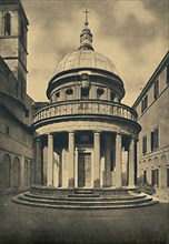 'Roma - Temple by Bramante in the Cloisters of S. Pietro in Montorio on the Janiculum Hill', 1910. Artists: Unknown, Donato Bramante.
