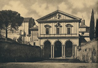 'Roma - Basilica of S. Sebastian on the Appian Way', 1910. Artist: Unknown.