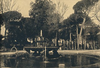 'Roma - Villa Borghese - Fountain of the Sea-Horses', 1910. Artist: Unknown.