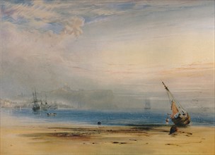 'Scarborough from across the Bay', 1850, (1935). Artist: Anthony Vandyke Copley Fielding.