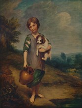 'Cottage Girl with Dog and Pitcher', 1785, (1935). Artist: Thomas Gainsborough.
