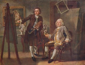 'Robert Walpole, First Earl of Orford, K.G., in the Studio of Francis Hayman, R.A.', c1748-1750, (19 Artist: Francis Hayman.