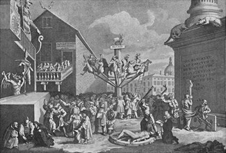 'The South Sea Bubble, from a print by William Hogarth', 1721, (1904). Artist: William Hogarth.