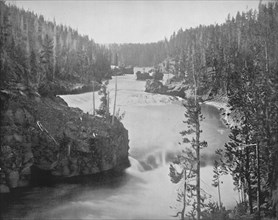 'The Rapids of the Yellowstone', 19th century. Artist: Unknown.