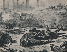 'The Barricade', c.1871-1873, (1946). Artist: Edouard Manet.