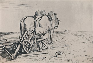 'The Plough', mid-late 19th century, (1946). Artist: Alphonse Legros.