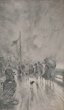 'Landing in England', 1879, (1946). Artist: Felix Hilaire Buhot.