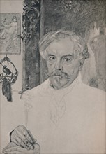 'Portrait of Edmund De Goncourt', 1882, (1946). Artist: Felix Bracquemond.