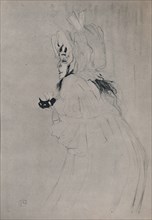'Miss May Belfort Welcoming', c.1895, (1946).  Artist: Henri de Toulouse-Lautrec.