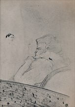 'Brandes in Her Dressing Room', c.1895, (1946). Artist: Henri de Toulouse-Lautrec.