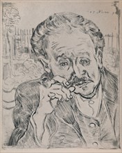 'Portrait of Dr. Gachet', c.1890, (1946). Artist: Vincent van Gogh.
