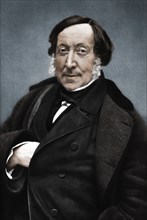 Gioachino Rossini (1792-1868), Italian composer. Artist: Nadar.