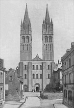 'Church of St. Stephen (Abbaye Aux Hommes), Caen.', 1902. Artist: Neurdein.