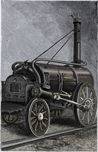 George Stephenson's locomotive 'Rocket', 1829 (1892). Artist: Unknown.