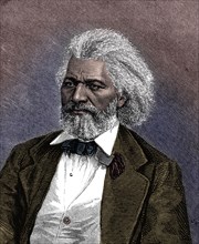 Frederick Douglass (1817-1895), American diplomat, abolitionist and writer, 1875. Artist: Unknown.