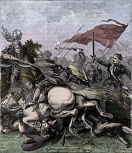 Battle of Flodden, (1513), c1910. Artist: Unknown.