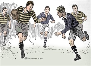 'Rugby Football', 1937. Artist: Unknown.