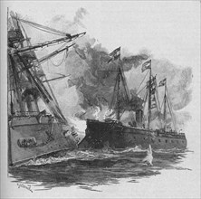 The Ram Crushed In Her Iron Side, 1902.