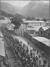 'Boer Prisoners of War are still being sent down from Natal', 1900. Artist: Leonard Jenks.