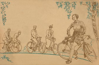 'Cycling 1839-1939 front cover', 1939. Artist: Unknown.