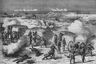 'Russian Attack Upon A Turkish Redoubt', 1902. Artist: Unknown.