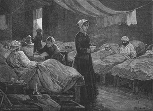 'In The Hospital at Scutari', c1880, (1902). Artist: Unknown.
