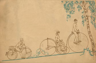 'Cycling 1839-1939 back cover', 1939. Artist: Unknown.
