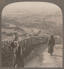 'View of Jerusalem from Peter's House', c1900. Artist: Unknown.