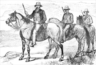 'Commandant Piet Uys, of the Transvaal Mounted Volunteers', c1880. Artist: Unknown.
