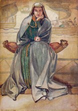 'A Woman of the Time of Richard I', 1907. Artist: Dion Clayton Calthrop.