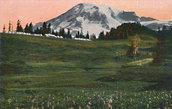 'Camp of the Clouds, Mount Rainier', c1916. Artist: Asahel Curtis.