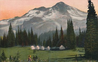 'Mount Rainier from Indian Henry's', c1916. Artist: Asahel Curtis.