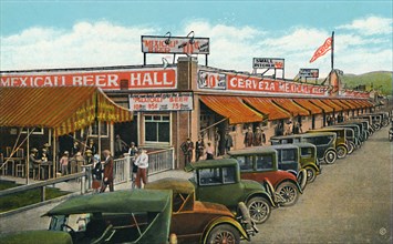 Mexicali Beer Hall, The Longest Bar in the World, c1939. Artist: Unknown.