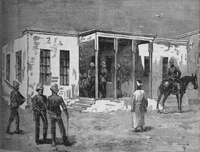 'Arabi's Prison in the Abbassieh Barracks', c1882. Artist: Unknown.