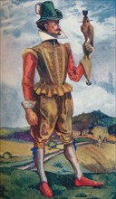 'A Man of the Time of James I', 1907. Artist: Dion Clayton Calthrop.