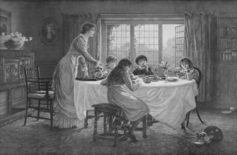 'The Children's Tea', c1890, (1911). Artist: Helen Paterson Allingham.